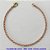 PULSEIRA NO BRUTO PRONTO PARA O BANHO - PULSEIRA EM LATÃO (P155) - TAMANHO 25CM - LARGURA 3MM - FECHO LAGOSTA - PESO 3,5GR - COMPOSIÇÃO: 100% LATÃO - BRU9937 - Imagem 1
