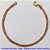 PULSEIRA NO BRUTO PRONTO PARA O BANHO - PULSEIRA EM LATÃO (PIESTRINE) - TAMANHO 20CM - LARGURA 2,5MM - FECHO LAGOSTA - PESO 2,6GR - COMPOSIÇÃO: 100% LATÃO - BRU9951 - Imagem 1