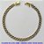 PULSEIRA MASCULINA NO BRUTO PRONTO PARA O BANHO - PULSEIRA EM LATÃO (M10124) - TAMANHO 25CM - LARGURA 4,9MM - FECHO GAVETA COM TRAVA - PESO 8,4GR - COMPOSIÇÃO: 100% LATÃO - BRU9975 - Imagem 1