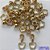 ACESSORIO NO BRUTO PRONTO PARA O BANHO - PINGENTE TIPO VAN CLEEF 11MM EM VIDRO CRISTAL - BERLOQUE PARA PULSEIRA SIMILAR A PANDORA (PEÇA VENDIDA POR UNIDADE) PENDENTE ABS - PESO 1GR - BRU0001679 - Imagem 1