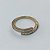 ANEL NO BRUTO PRONTO PARA O BANHO - ANEL CRAVEJADO EM MICROS ZIRCÔNIAS - PESO MEDIO 2,1GR - COMPOSIÇÃO: LATÃO / ZIRCÔNIA - ANEL000331 - Imagem 2