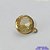 PINGENTE NO BRUTO PRONTO PARA O BANHO - PINGENTE EM ZIRCONIA AMARELA - COMPOSIÇÃO: LATÃO / ZIRCÔNIA - TAMANHO 10MM -  (VENDIDO POR UNIDADE) PESO TOTAL 0,8GR - BRU0001701 - Imagem 2