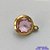 PINGENTE NO BRUTO PRONTO PARA O BANHO - PINGENTE EM ZIRCONIA ROSA - COMPOSIÇÃO: LATÃO / ZIRCÔNIA - TAMANHO 10MM -  (VENDIDO POR UNIDADE) PESO TOTAL 0,8GR - BRU0001703 - Imagem 2