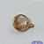 PINGENTE  NO BRUTO PRONTO PARA O BANHO - PINGENTE EM ZIRCONIA BEGE - COMPOSIÇÃO: LATÃO / ZIRCÔNIA - TAMANHO 10MM -  (VENDIDO POR UNIDADE) PESO TOTAL 0,8GR - BRU0001705 - Imagem 2