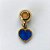 ACESSORIO NO BRUTO PRONTO PARA O BANHO - PINGENTE TIPO VAN CLEEF 10MM AZUL- BERLOQUE PARA PULSEIRA SIMILAR A PANDORA (PEÇA VENDIDA POR UNIDADE) PENDENTE ABS - PESO 0,8GR - BRU0001727 - Imagem 2