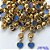 ACESSORIO NO BRUTO PRONTO PARA O BANHO - PINGENTE TIPO VAN CLEEF 10MM AZUL- BERLOQUE PARA PULSEIRA SIMILAR A PANDORA (PEÇA VENDIDA POR UNIDADE) PENDENTE ABS - PESO 0,8GR - BRU0001727 - Imagem 1