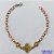 PULSEIRA NO BRUTO PRONTO PARA O BANHO - PULSEIRA COM PINGENTE TIPO VAN CLEEF - TAMANHO: 18CM COM FECHO LAGOSTA - PESO 2,3GR - BRU10078 - Imagem 1