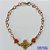 PULSEIRA NO BRUTO PRONTO PARA O BANHO(cx66) - PULSEIRA TIPO VAN CLEEF COM CORAÇÕES VERMELHOS - TAMANHO: 18CM COM FECHO LAGOSTA - PESO 2,3GR - BRU10087 - Imagem 1