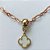 PULSEIRA NO BRUTO PRONTO PARA O BANHO -  PULSEIRA COM PINGENTE TIPO VAN CLEEF 10MM MADRE PÉROLA - TAMANHO 18CM COM EXTENSOR E FECHO LAGOSTA - PESO 2,9GR - COMPOSIÇÃO: LATÃO / RESINA - PENDENTE: ABS - BRU10149 - Imagem 2
