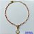 PULSEIRA NO BRUTO PRONTO PARA O BANHO -  PULSEIRA COM PINGENTE TIPO VAN CLEEF 10MM MADRE PÉROLA - TAMANHO 18CM COM EXTENSOR E FECHO LAGOSTA - PESO 2,9GR - COMPOSIÇÃO: LATÃO / RESINA - PENDENTE: ABS - BRU10149 - Imagem 1