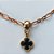 PULSEIRA NO BRUTO PRONTO PARA O BANHO -  PULSEIRA COM PINGENTE TIPO VAN CLEEF 10MM PRETO - TAMANHO 18CM COM EXTENSOR E FECHO LAGOSTA - PESO 2,9GR - COMPOSIÇÃO: LATÃO / RESINA - PENDENTE: ABS - BRU10150 - Imagem 2