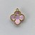 ACESSÓRIO NO BRUTO PRONTO PARA O BANHO - PINGENTE TIPO VAN CLEEF ROSA COM UMA ARGOLINHA - COMPOSIÇÃO: LATÃO / VIDRO - TAMANHO 10MM - (VENDIDO POR UNIDADE) PESO TOTAL 1,2GR - BRU0001788 - Imagem 2