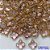 ACESSÓRIO NO BRUTO PRONTO PARA O BANHO - PINGENTE TIPO VAN CLEEF ROSA COM UMA ARGOLINHA - COMPOSIÇÃO: LATÃO / VIDRO - TAMANHO 10MM - (VENDIDO POR UNIDADE) PESO TOTAL 1,2GR - BRU0001788 - Imagem 1