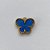 ACESSÓRIO NO BRUTO PRONTO PARA O BANHO - PINGENTE TIPO VAN CLEEF BORBOLETA AZUL COM UMA ARGOLINHA - COMPOSIÇÃO: LATÃO / RESINA - TAMANHO 10MM - (VENDIDO POR UNIDADE) PESO TOTAL 0,4GR - BRU0001791 - Imagem 2