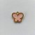ACESSÓRIO NO BRUTO PRONTO PARA O BANHO - PINGENTE TIPO VAN CLEEF BORBOLETA ROSA COM UMA ARGOLINHA - COMPOSIÇÃO: LATÃO / RESINA - TAMANHO 10MM - (VENDIDO POR UNIDADE) PESO TOTAL 0,4GR - BRU0001792 - Imagem 2