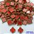 ACESSÓRIO NO BRUTO PRONTO PARA O BANHO - PINGENTE TIPO VAN CLEEF ROSA COM UMA ARGOLINHA - COMPOSIÇÃO: LATÃO / RESINA - TAMANHO 10MM - (VENDIDO POR UNIDADE) PESO TOTAL 0,4GR - BRU0001858 - Imagem 1