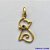 PINGENTE NO BRUTO PRONTO PARA O BANHO (CX26) - PINGENTE GATINHO COM PEDRA EM ZIRCÔNIA (PX001581 C001) - COMPOSIÇÃO: LATÃO / ZIRCÔNIA - TAMANHO 9X15MM -  PESO TOTAL 0,7GR - BRU10284 - Imagem 1