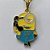 GARGANTILHA NO BRUTO PRONTO PARA O BANHO - CORRENTE CADEADO 40CM + EXTENSOR  - PINGENTE COM PERSONAGEM DESENHO ANIMADO (ESMALTADO) PESO TOTAL: 4GR - BRU10287 - Imagem 2