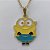 GARGANTILHA NO BRUTO PRONTO PARA O BANHO - CORRENTE CADEADO 40CM + EXTENSOR  - PINGENTE COM PERSONAGEM DESENHO ANIMADO (ESMALTADO) PESO TOTAL: 4GR - BRU10288 - Imagem 2
