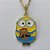 GARGANTILHA NO BRUTO PRONTO PARA O BANHO - CORRENTE CADEADO 40CM + EXTENSOR  - PINGENTE COM PERSONAGEM DESENHO ANIMADO (ESMALTADO) PESO TOTAL: 4GR - BRU10289 - Imagem 2