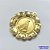 ACESSÓRIO NO BRUTO PRONTO PARA O BANHO (CX21) (551) - PINGENTE MEDALHA REDONDA NOSSA SRA APARECIDA - COMPOSIÇÃO: 100% LATÃO - TAMANHO 28X28MM - PESO TOTAL 1,9GR -  BRU0001865 - Imagem 2