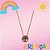 GARGANTILHA NO BRUTO PRONTO PARA O BANHO (CX26) - GARGANTILHA INFANTIL CORRENTE CADEADO 35CM + EXTENSOR  - PINGENTE ÁRVORE DA VIDA CRAVEJADO EM MICROS ZIRCÔNIAS 12X12MM (PX001133W) - COMPOSIÇÃO: LATÃO / ZIRCÔNIA - PESO TOTAL: 2,3GR - BRU10371 - Imagem 1
