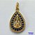 PINGENTE NO BRUTO PRONTO PARA O BANHO - PINGENTE NOSSA SRA APARECIDA CRAVEJADO COM MICROS ZIRCÔNIAS AZUIS 12X19MM (PX000090 C001) - COMPOSIÇÃO: LATÃO / ZIRCÔNIA - PESO TOTAL 1,8GR - BRU10396 - Imagem 1