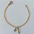 PULSEIRA NO BRUTO PRONTO PARA O BANHO(CX66) - PULSEIRA INFANTIL COM PINGENTES FIGA E CORAÇÃO - TAMANHO 13CM - PESO 1GR - FECHO REDONDO - BRU10474 - Imagem 2