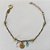 PULSEIRA NO BRUTO PRONTO PARA O BANHO(CX66) - PULSEIRA INFANTIL COM PINGENTES PEDRAS COLORIDAS E MEDALHA MENINA - TAMANHO 12CM + EXTENSOR - PESO 0,9GR - FECHO REDONDO - BRU10476 - Imagem 2