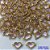 ACESSÓRIO NO BRUTO PRONTO PARA O BANHO - PINGENTE TIPO VAN CLEEF ROSA CORAÇÃO COM DUAS ARGOLINHAS - COMPOSIÇÃO: LATÃO / VIDRO - TAMANHO 10MM - (VENDIDO POR UNIDADE) PESO TOTAL 0,6GR - BRU0001880 - Imagem 1