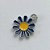ACESSÓRIO NO BRUTO PRONTO PARA O BANHO - PINGENTE FLOR ESMALTADA 10X10MM - PESO 0,5GR - (SERÁ ENVIADA A COR DISPONÍVEL EM ESTOQUE) - BRU0001884 - Imagem 2