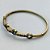 PULSEIRA (BRACELETE) NO BRUTO PRONTO PARA O BANHO - COM DETALHES VAZADOS E CRAVEJADA COM MICROS ZIRCÔNIAS COLORIDAS - PESO TOTAL 12,2GR - BRU10574 - Imagem 2