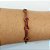 PULSEIRA (BRACELETE) NO BRUTO PRONTO PARA O BANHO(CX114) - COM DETALHES VAZADOS E CRAVEJADA COM MICROS ZIRCÔNIAS ROSA - PESO TOTAL 12,2GR - BRU10577 - Imagem 1