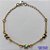 PULSEIRA NO BRUTO PRONTO PARA O BANHO (CX62) - PULSEIRA COM BORBOLETAS DE PEDRA CRISTAL COLORIDAS - TAMANHO 17CM + EXTENSOR - PESO 1.7GR - FECHO LAGOSTA - BRU10659 - Imagem 1