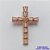 PINGENTE NO BRUTO PRONTO PARA O BANHO (CX29) - PINGENTE CRUCIFIXO COM ZIRCÔNIAS CRISTAIS 25X36MM PESO 3.6GR- BRU0001941 - Imagem 1
