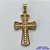 PINGENTE NO BRUTO PRONTO PARA O BANHO(CX65) - PINGENTE CRUCIFIXO COM MICRO ZIRCÔNIAS CRISTAIS 18X27MM PESO 2.3GR- BRU0001945 - Imagem 1