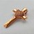 PINGENTE  NO BRUTO PRONTO PARA O BANHO(CX65) - PINGENTE CRUCIFIXO COM CORAÇÃO COM MICRO ZIRCÔNIAS CRISTAIS 18X28MM PESO 2.4GR- BRU0001947 - Imagem 2