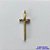PINGENTE NO BRUTO PRONTO PARA O BANHO(CX65) - PINGENTE CRUCIFIXO COM MICRO ZIRCÔNIAS COLORIDAS 6X17MM PESO 0.4GR- BRU0001948 - Imagem 1