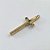 PINGENTE NO BRUTO PRONTO PARA O BANHO(CX65) - PINGENTE CRUCIFIXO COM MICRO ZIRCÔNIAS COLORIDAS 6X17MM PESO 0.4GR- BRU0001948 - Imagem 2