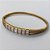 PULSEIRA (BRACELETE) NO BRUTO PRONTO PARA O BANHO (CX35) - COM ZIRCÔNIAS CRISTAIS E CRAVEJADOS COM MICRO ZIRCÔNIAS - PESO TOTAL 10.4GR - BRU10691 - Imagem 2