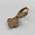 BRINCO NO BRUTO PRONTO BANHO (CX07) - BRINCO VAN CLEEF COM MICRO ZIRCÔNIAS CRISTAIS - ARGOLINHA DE PRESSÃO (TRANQUETA) TAMANHO 9MM - PESO TOTAL 2.3GR - BRU10728 - Imagem 2