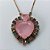CONJUNTO NO BRUTO PRONTO PARA O BANHO - (CX64) CONJUNTO COM CORRENTE VENEZIANA 45CM - PINGENTE ZIRCÔNIA ROSA COM BASE CRAVEJADA COM MICRO ZIRCÔNIAS COLORIDAS E BRINCOS DE PINO COM ZIRCÔNIA - COMPOSIÇÃO: LATÃO E ZIRCÔNIA - PESO TOTAL 14GR -  BRU10890 - Imagem 2