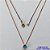 GARGANTILHA NO BRUTO PRONTO PARA O BANHO COM PINGENTE PONTO DE LUZ EM ZIRCÔNIA AZUL 6MM BASE ALTA FUSÃO - TAMANHO 45CM+EXTENSOR - PESO TOTAL 2,2GR - COMPOSIÇÃO: LATÃO / ZIRCÔNIA - BRU10896 - Imagem 1