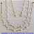 CONJUNTO NO BRUTO PRONTO PARA O BANHO/COLAR E PULSEIRA EM PEROLA DE CORAÇÃO - PESO TOTAL 9,7GR -PULSEIRA 18CM/COLAR 70CM -BRU10937 - Imagem 1