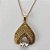 CONJUNTO NO BRUTO PRONTO PARA O BANHO(TTUU)(CX01) CORRENTE VENEZIANA 45CM - PINGENTE VAZADO COM ZIRCÔNIA CRISTAL E BASE CRAVEJADA COM MICRO ZIRCÔNIAS CRISTAIS E BRINCOS DE PINO COM ZIRCÔNIA - COMPOSIÇÃO: LATÃO E ZIRCÔNIA - PESO TOTAL 11,7GR - BRU11204 - Imagem 2