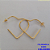 BRINCO FOLHEADO A OURO - BANHADO COM 5 MILESIMO(BA490)+VERNIZ DIAMOND - BRINCO DE ARGOLA 3,5CM - OURO018 - Imagem 1