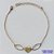 PULSEIRA NO BRUTO PRONTO PARA O BANHO - PULSEIRA COM CORAÇÃO (5525) E DETALHES VAZADOS - TAMANHO: 18CM + EXTENSOR E FECHO LAGOSTA - PESO 1,2GR - BRU12586 - Imagem 1