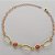 PULSEIRA NO BRUTO PRONTO PARA O BANHO(CX62) - PULSEIRA COM ELEMENTOS VAZADOS E OLHOS GREGOS - TAMANHO 18CM - PESO 2,7GR - FECHO LAGOSTA - BRU12631 - Imagem 1