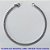 PULSEIRA EM AÇO INOXIDÁVEL - TAMANHO 18CM - LARGURA 3,3MM (AÇO5) - FECHO LAGOSTA - COMPOSIÇÃO: AÇO INOXIDÁVEL -  AÇO983 - Imagem 1