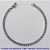 PULSEIRA EM AÇO INOXIDÁVEL - TAMANHO 18CM - LARGURA 3,7MM (AÇO4) - FECHO LAGOSTA - COMPOSIÇÃO: AÇO INOXIDÁVEL -  AÇO988 - Imagem 1